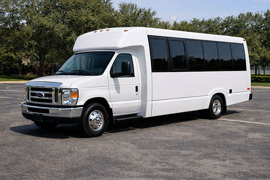 18-passenger minibus available for charter in South Bend, IN