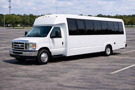 25-passenger minibus available for charter in South Bend, IN